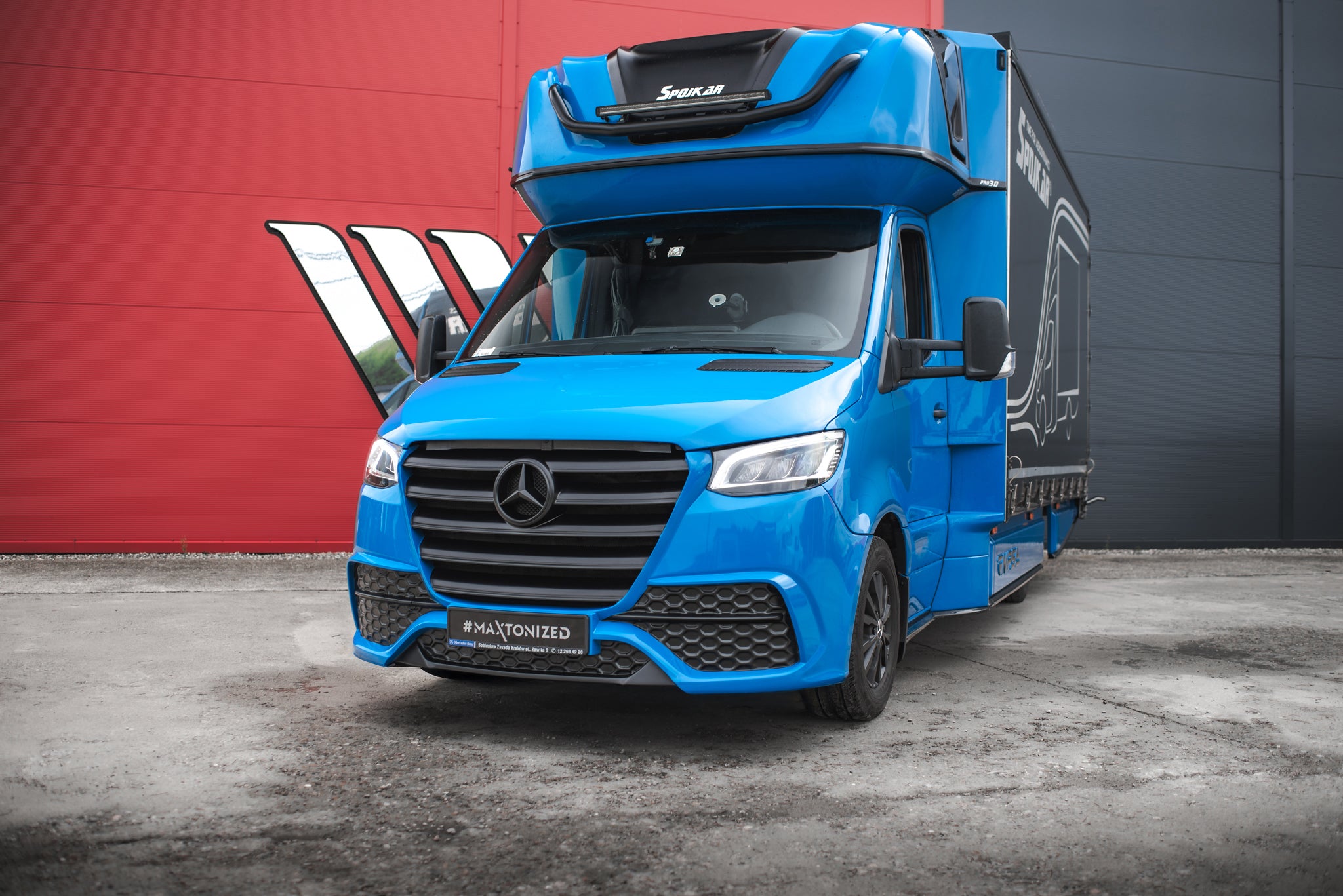 Maxton Design Front Stoßstange Mercedes-Benz Sprinter Mk3 für Mercedes-Benz Sprinter Mk3
