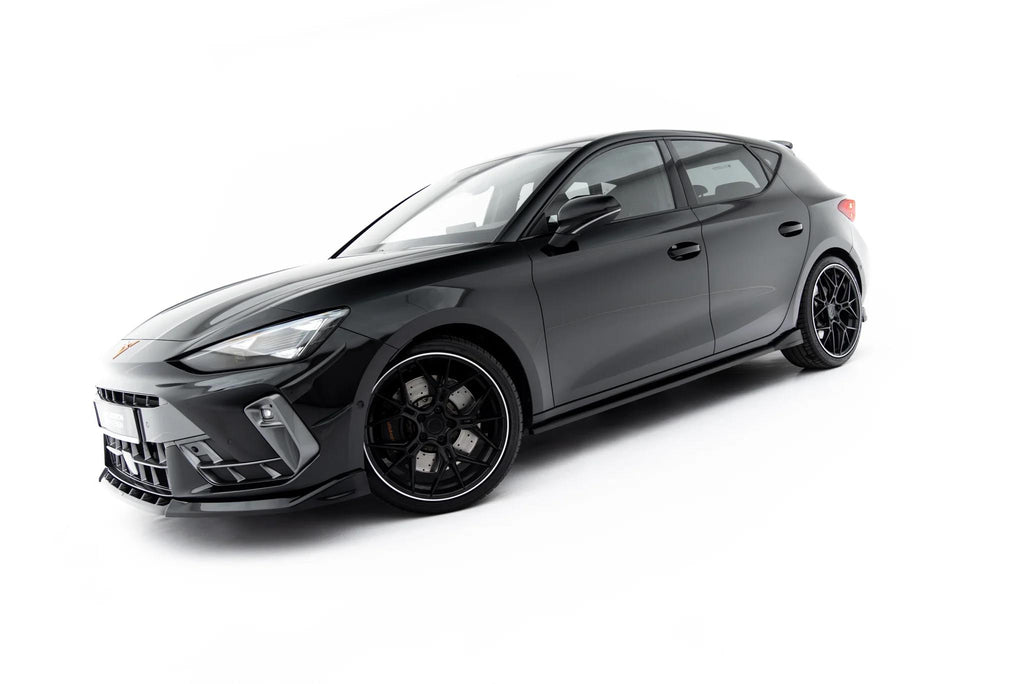 Maxton Design Seitenschweller für Cupra Leon Mk1 Facelift [2024-] | Schwarz Hochglanz | ABS-Kunststoff