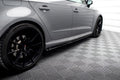 Maxton Design Street+ Seitenschweller Leisten V.2 passend für Audi RS3 8V Sportback Facelift schwarz Hochglanz
