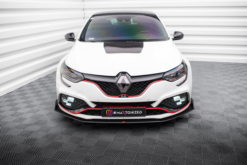 Maxton Design Street Pro Street+ Spoilerlippe Front Ansatz passend für Renault Megane RS Mk4
