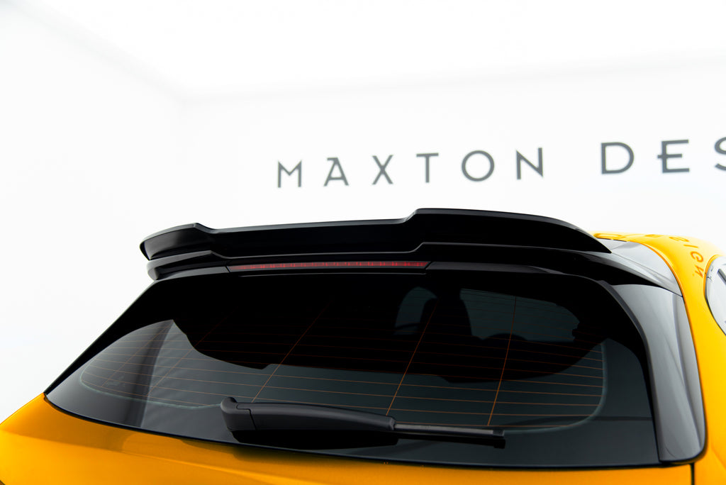 Maxton Design Spoiler CAP V.1 passend für BMW 1er M-Paket F70 schwarz Hochglanz