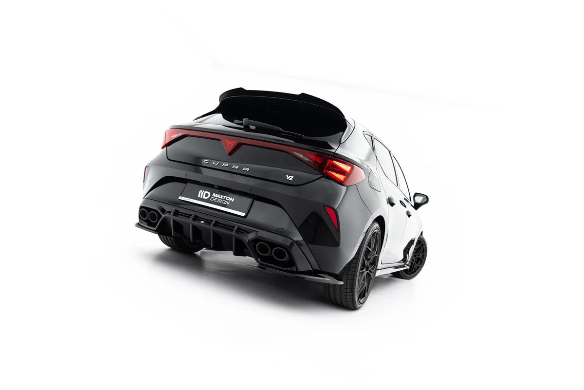 Maxton Design Heck Flaps für Cupra Leon Mk1 Facelift [2024-] | Schwarz Hochglanz | ABS-Kunststoff