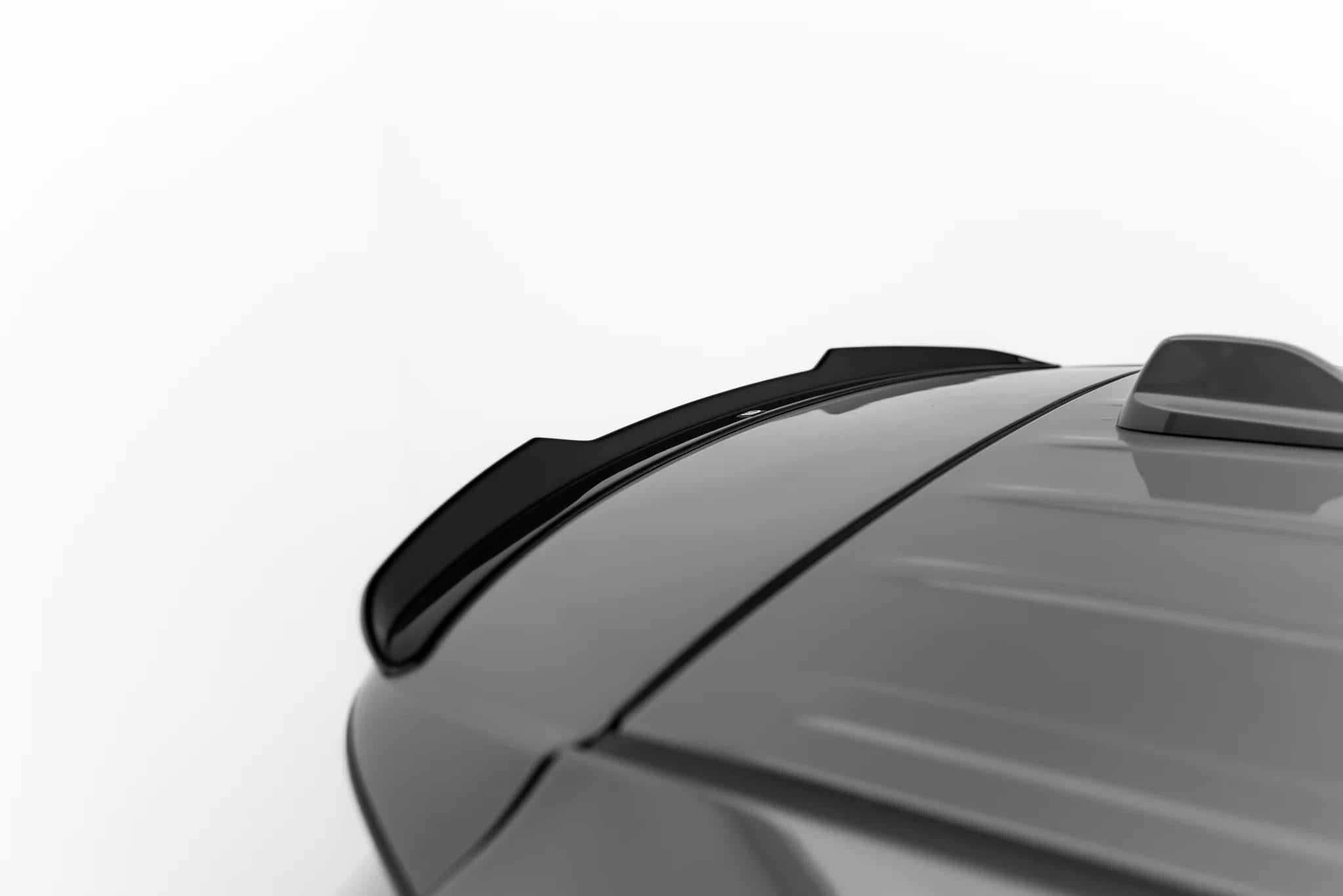 Maxton Design Heckspoiler Lippe V.2 Dodge Durango Facelift RT Mk3 Schwarz Hochglanz