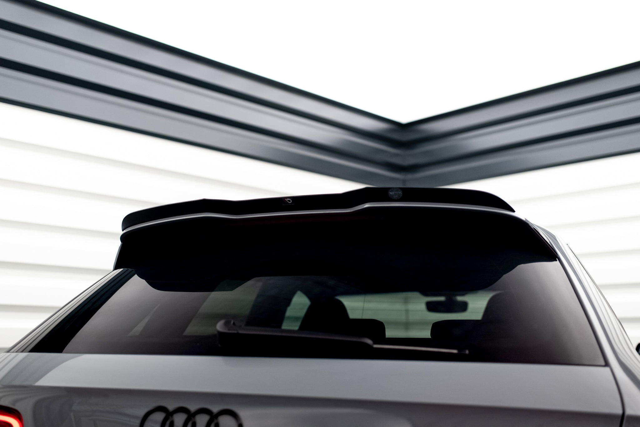 Maxton Design Spoiler CAP V.1 passend für Audi RS3 8V / 8V FL Sportback schwarz Hochglanz