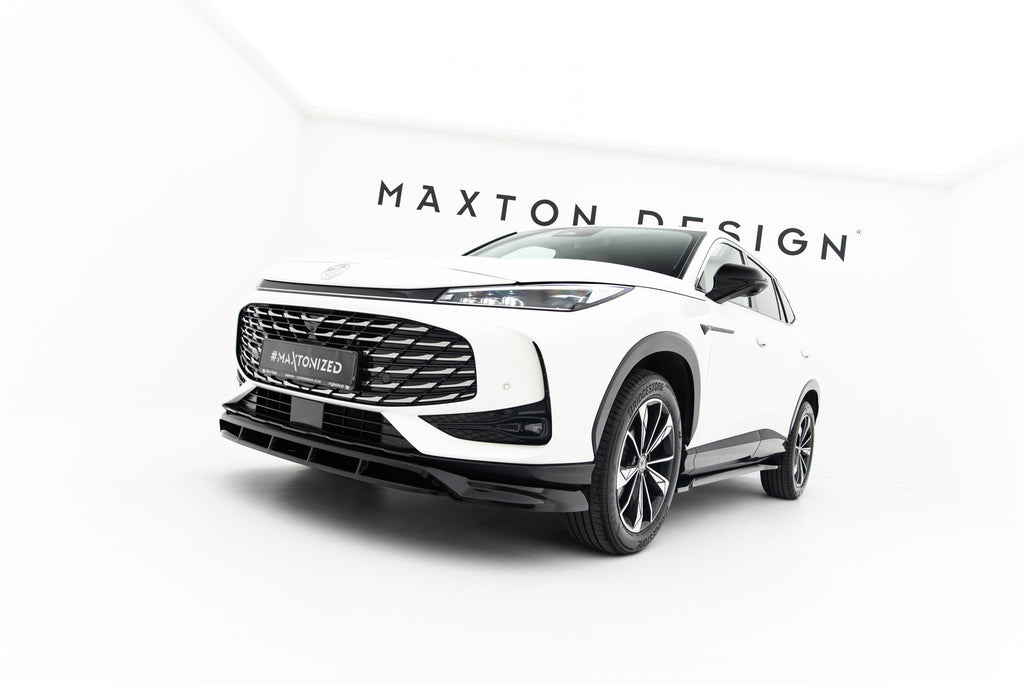 Maxton Design Street+ Spoilerlippe Front Ansatz passend für MG HS Mk2 schwarz Hochglanz