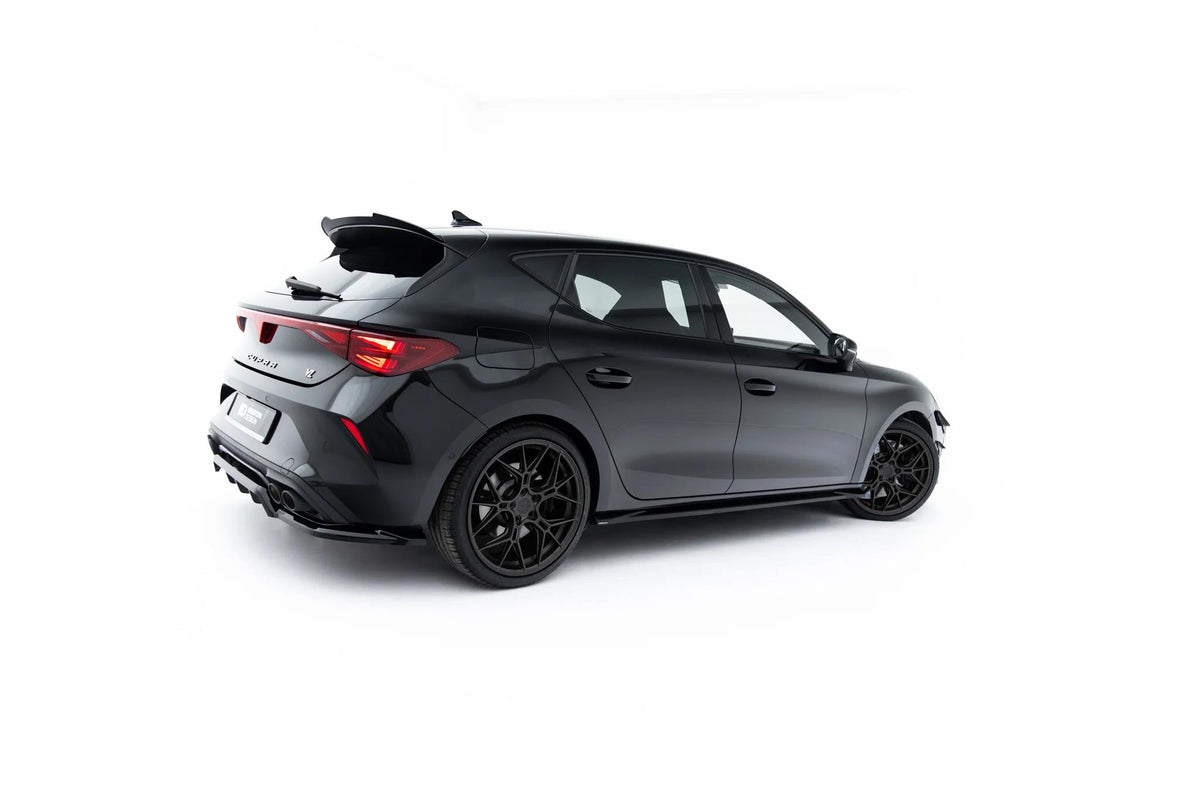 Maxton Design Seitenschweller für Cupra Leon Mk1 Facelift [2024-] | Schwarz Hochglanz | ABS-Kunststoff