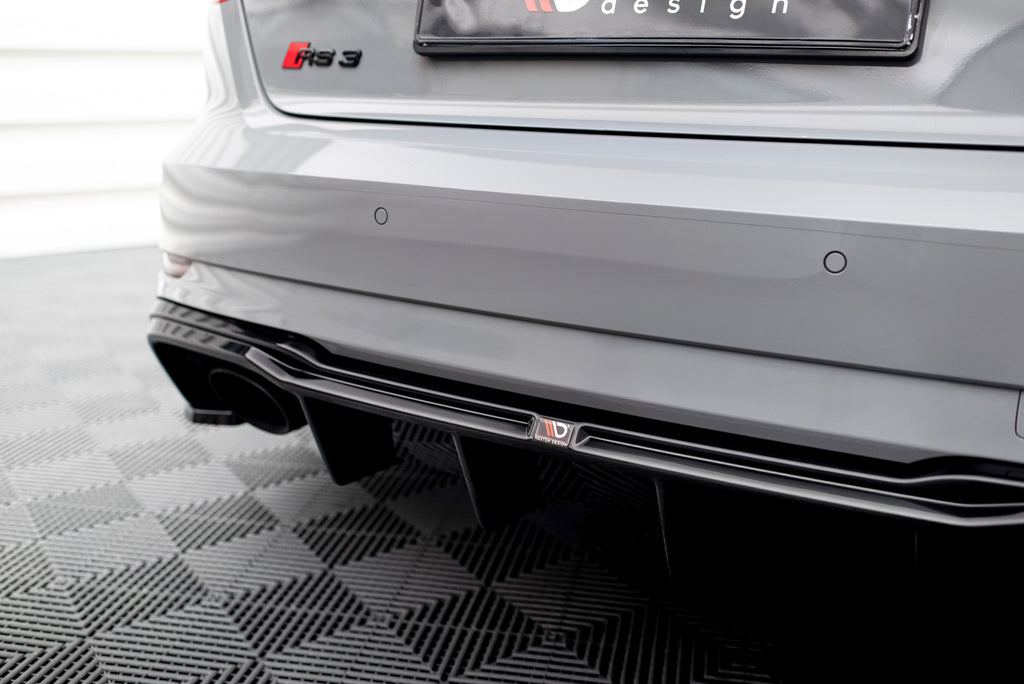 Maxton Design Diffusor Heck Ansatz V.2 passend für Audi RS3 8V Sportback Facelift
