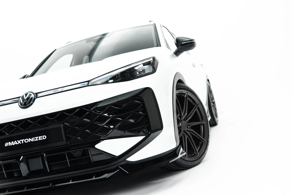 Maxton Design Frontspoiler für Volkswagen T-Roc Mk2 [2025-] | Schwarz Hochglanz | ABS-Kunststoff