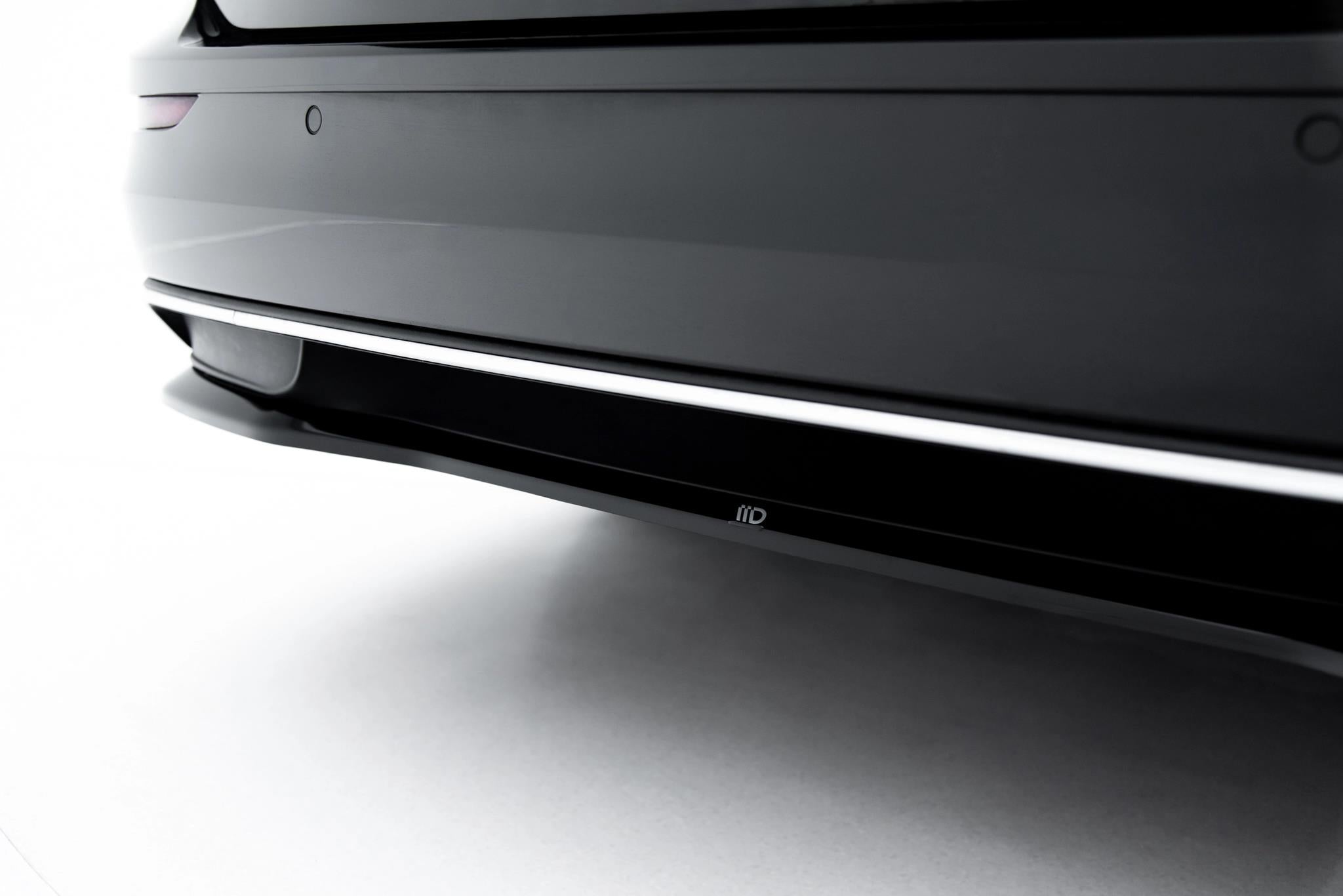 Maxton Design Heckansatz VW Golf Variant Mk8 Facelift schwarz Hochglanz für Volkswagen Golf Mk8 Facelift
