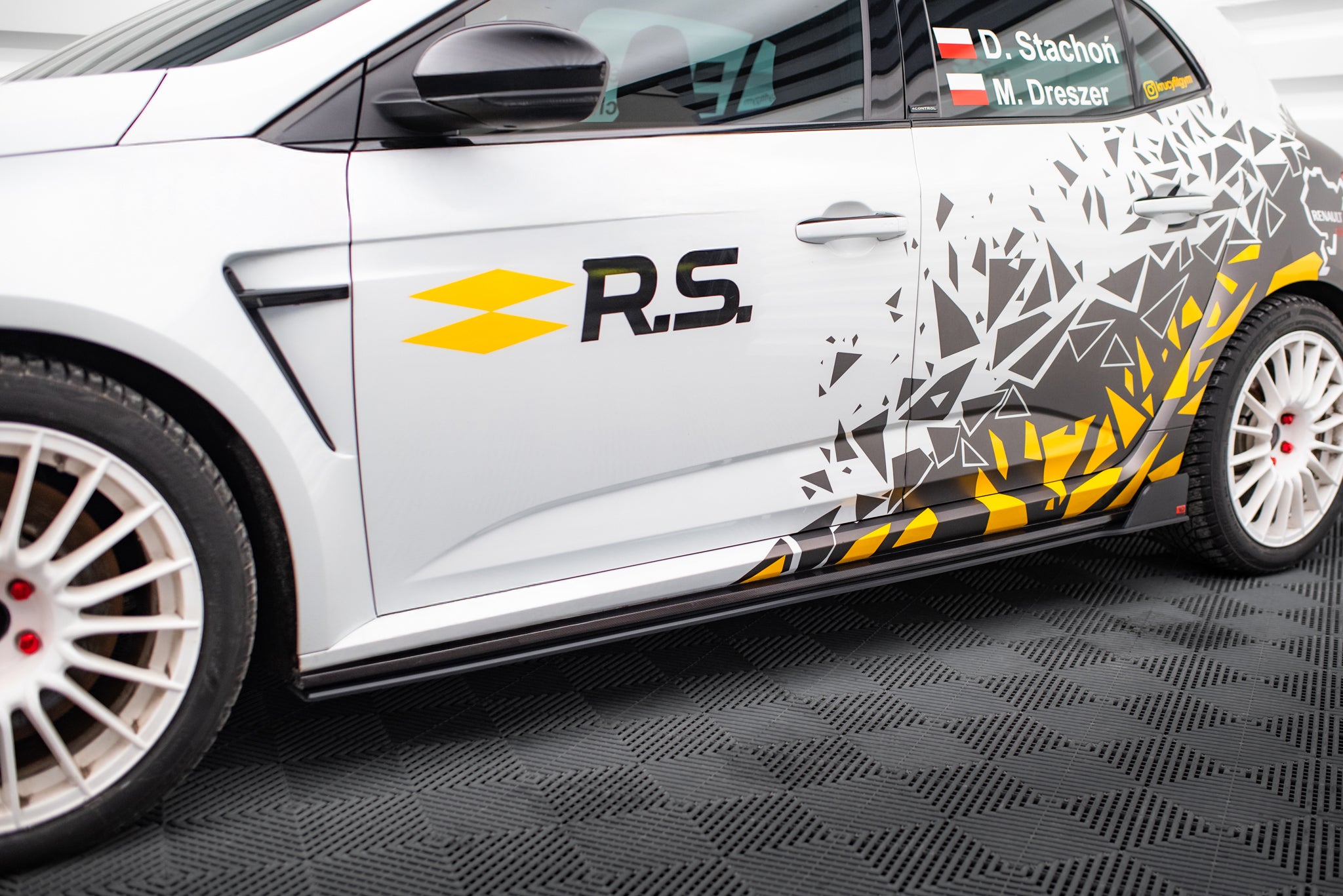 Maxton Design Street Pro Street+ Seitenschweller Leisten passend für Renault Megane RS Mk4