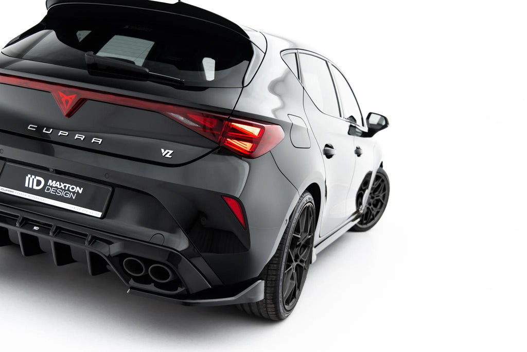 Maxton Design Heck Flaps für Cupra Leon Mk1 Facelift [2024-] | Schwarz Hochglanz | ABS-Kunststoff