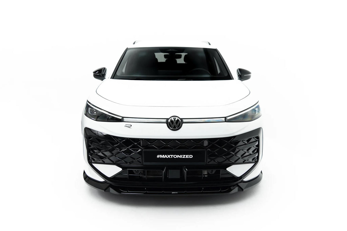 Maxton Design Frontspoiler für Volkswagen T-Roc Mk2 [2025-] | Schwarz Hochglanz | ABS-Kunststoff