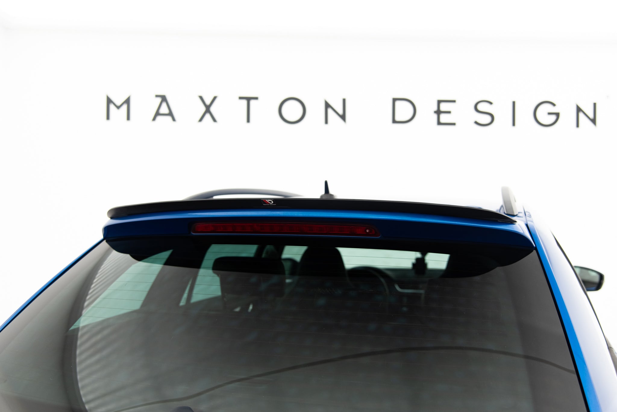 Maxton Design Spoiler CAP passend für Skoda Octavia RS Mk3 / Mk3 FL Combi schwarz Hochglanz