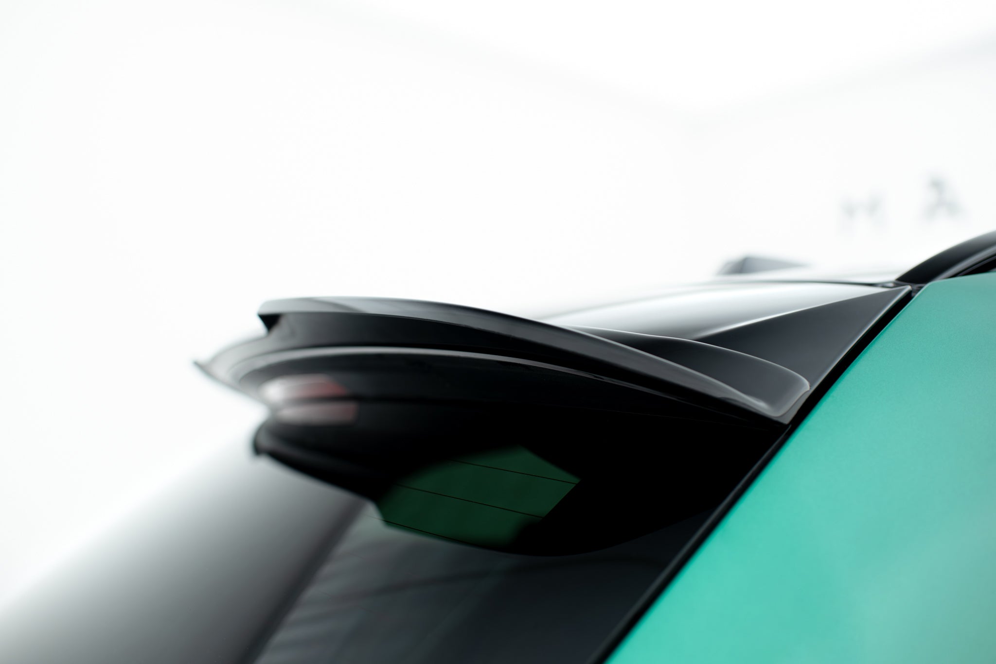 Maxton Design Spoiler CAP passend für BMW 3er Standard / M340 / M-Paket / M3 Touring G21 / G81 schwarz Hochglanz