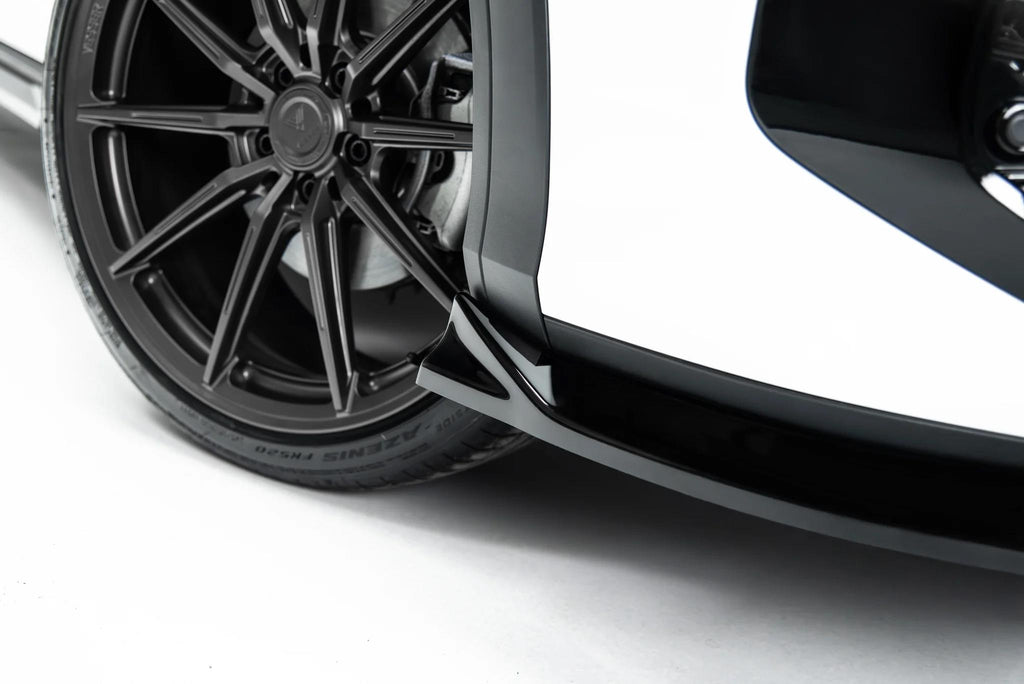 Maxton Design Frontspoiler für Volkswagen T-Roc Mk2 [2025-] | Schwarz Hochglanz | ABS-Kunststoff