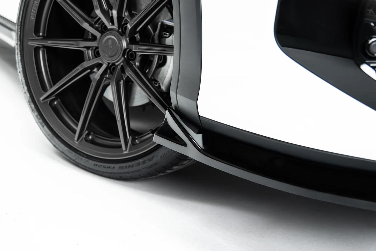 Maxton Design Frontspoiler für Volkswagen T-Roc Mk2 [2025-] | Schwarz Hochglanz | ABS-Kunststoff