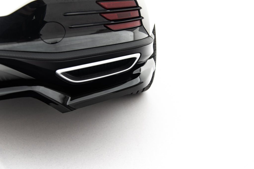 Maxton Design Street+ Mittlerer Diffusor RACE passend für MG HS Mk2 schwarz Hochglanz