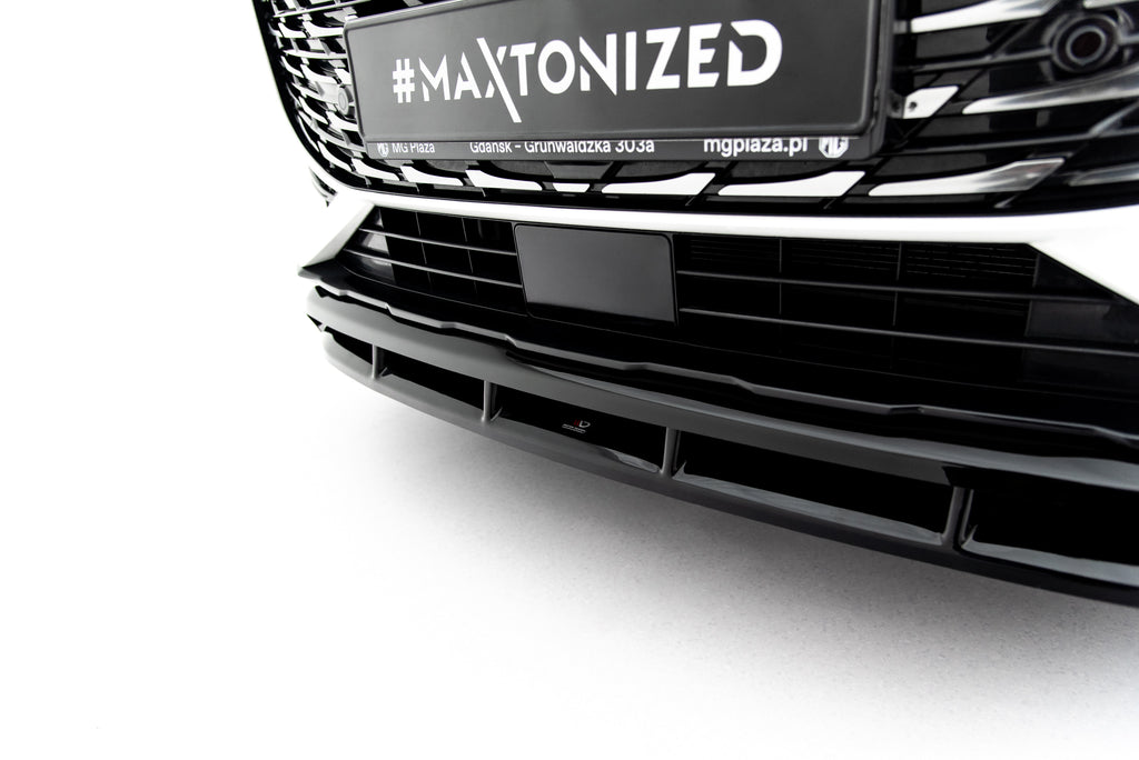 Maxton Design Street+ Spoilerlippe Front Ansatz passend für MG HS Mk2 schwarz Hochglanz