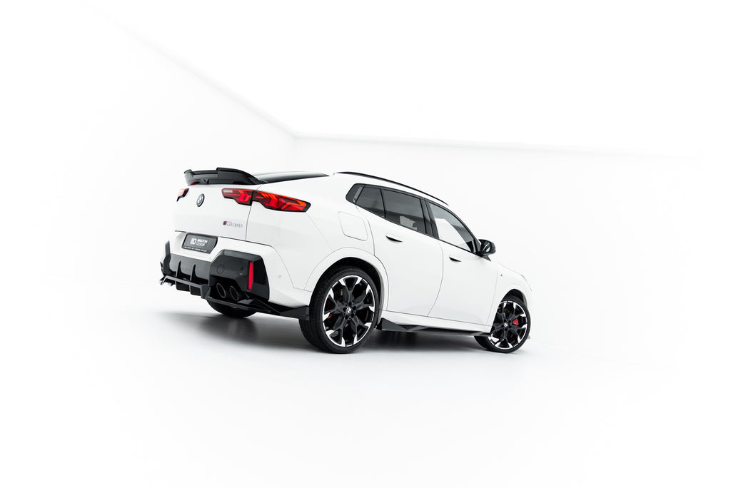 Maxton Design Street+ Mittlerer Diffusor RACE passend für BMW X2 M35i U10 schwarz Hochglanz