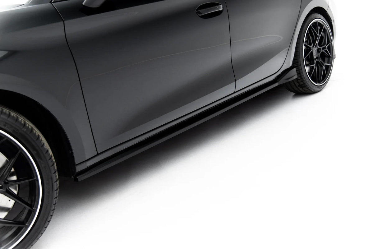 Maxton Design Seitenschweller für Cupra Leon Mk1 Facelift [2024-] | Schwarz Hochglanz | ABS-Kunststoff
