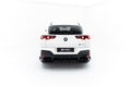 Maxton Design Street+ Mittlerer Diffusor RACE passend für BMW X2 M35i U10 schwarz Hochglanz