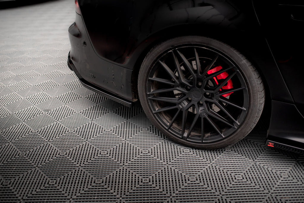 Maxton Design Heck Ansatz Flaps Diffusor passend für Audi A7 S-Line / S7 C7 schwarz Hochglanz