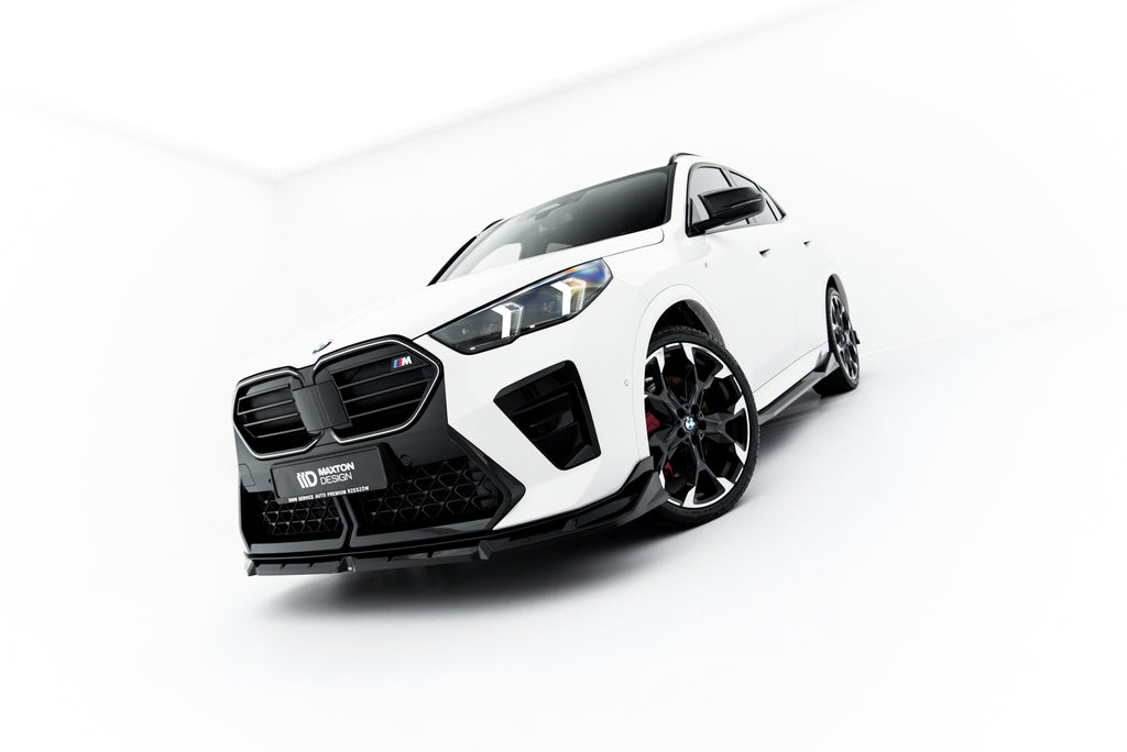Maxton Design Street+ Spoilerlippe Front Ansatz passend für BMW X2 M35i U10 schwarz Hochglanz