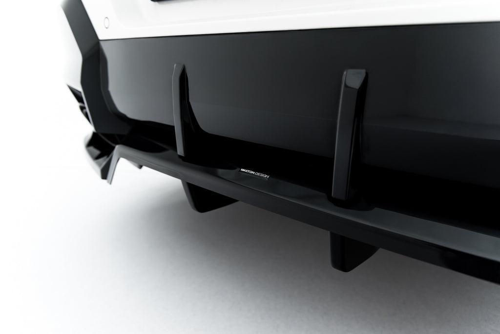 Maxton Design Street+ Mittlerer Diffusor RACE passend für BMW X2 M35i U10 schwarz Hochglanz