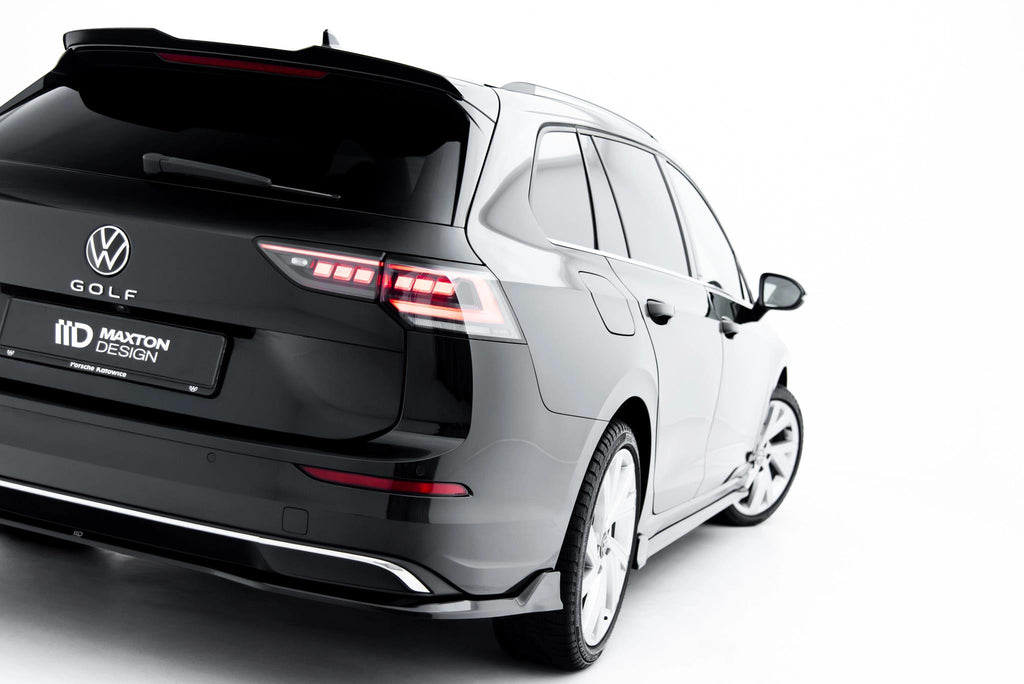 Maxton Design Heckansatz VW Golf Variant Mk8 Facelift schwarz Hochglanz für Volkswagen Golf Mk8 Facelift