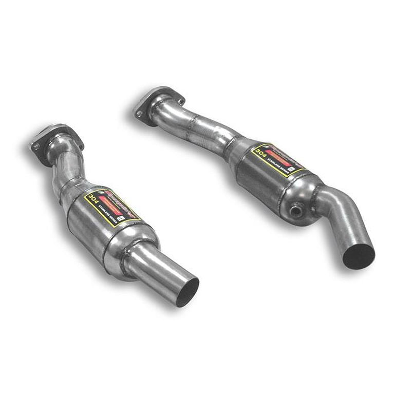 Supersprint Vorschalldämpfer Rechts +Links mit Sport Metallkatalysator für BMW X BMW E70 X5 (2007–2009)