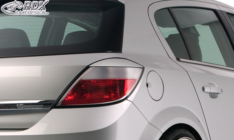 RDX Scheinwerferblenden für OPEL Astra H HINTEN Heckblenden Böser Blick