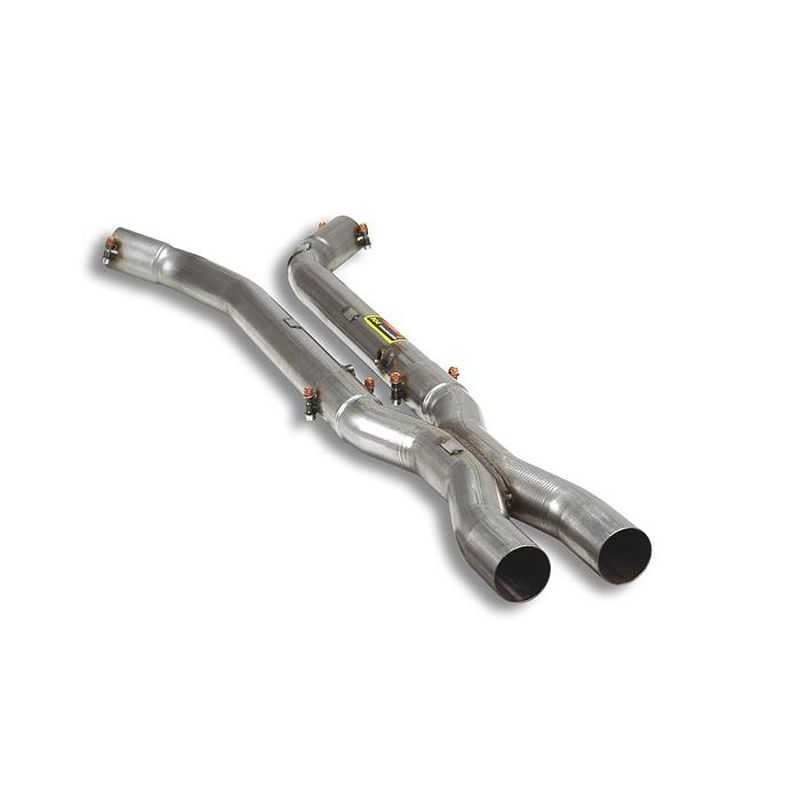 Supersprint Vorderrohr Recht + Link “X-Pipe” (für Katalysator Ersatz) für Corvette  (2001–2009)