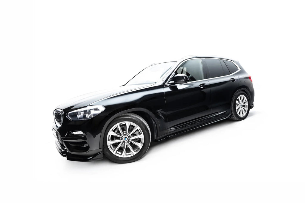 Maxton Design Seitenschweller für BMW X3 G01 [2017-2021] | Schwarz Hochglanz | ABS-Kunststoff