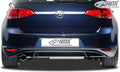 RDX Heckansatz für VW Golf 7 Heckeinsatz Heckblende Diffusor
