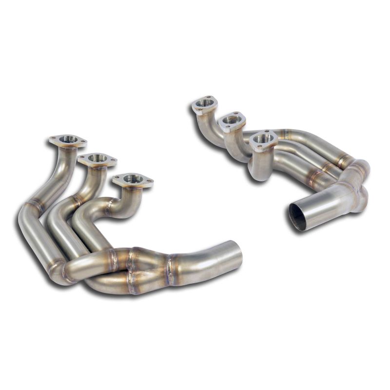 Supersprint Fächerkrümmer Rechts + Links für Serienkatalysator-5,2 Kg für Porsche 911 (993er Serie Carrera / Carrera S)