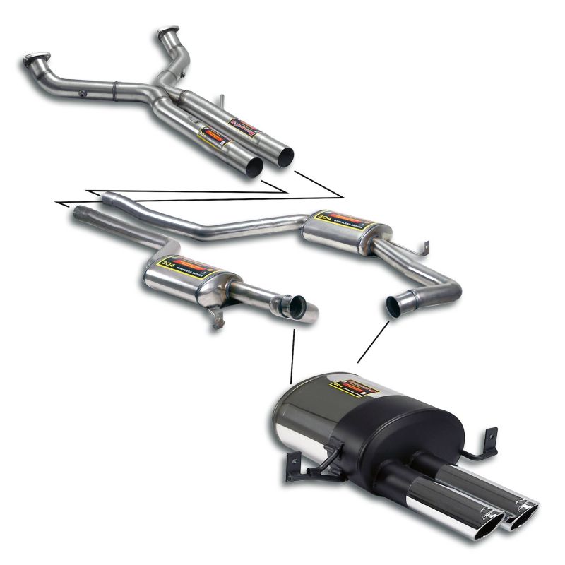 Supersprint Track performance pack, Sport end tips für Porsche Classic PORSCHE 928
