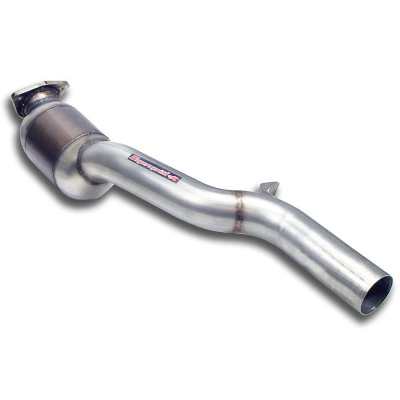 Supersprint Vorschalldämpfer mit Sport Metallkatalysator Links für Porsche Cayenne (Serie 958) (2010–2013)