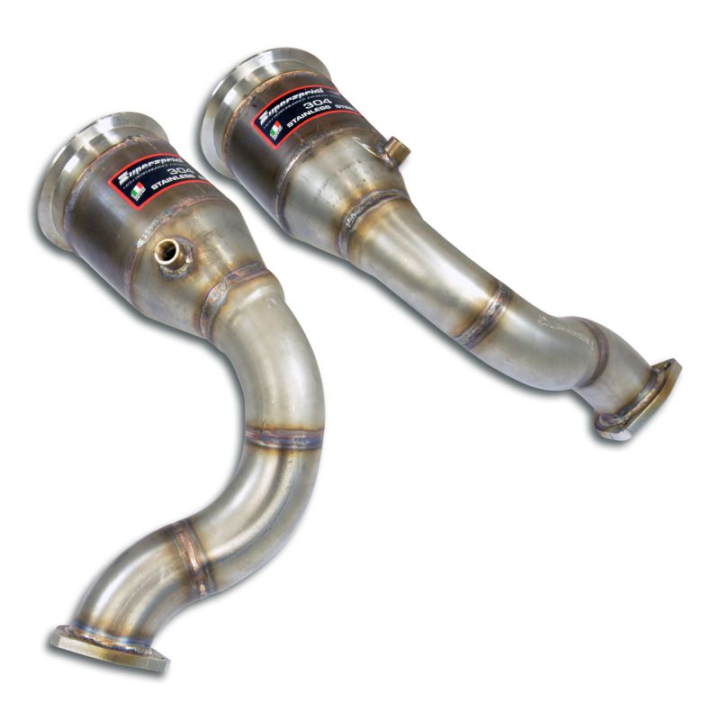 Supersprint Downpipe Rechts - Links mit Metalkatalysator(Left / Right Hand Drive) für Porsche MACAN (Facelift 2019 ->) (2019)