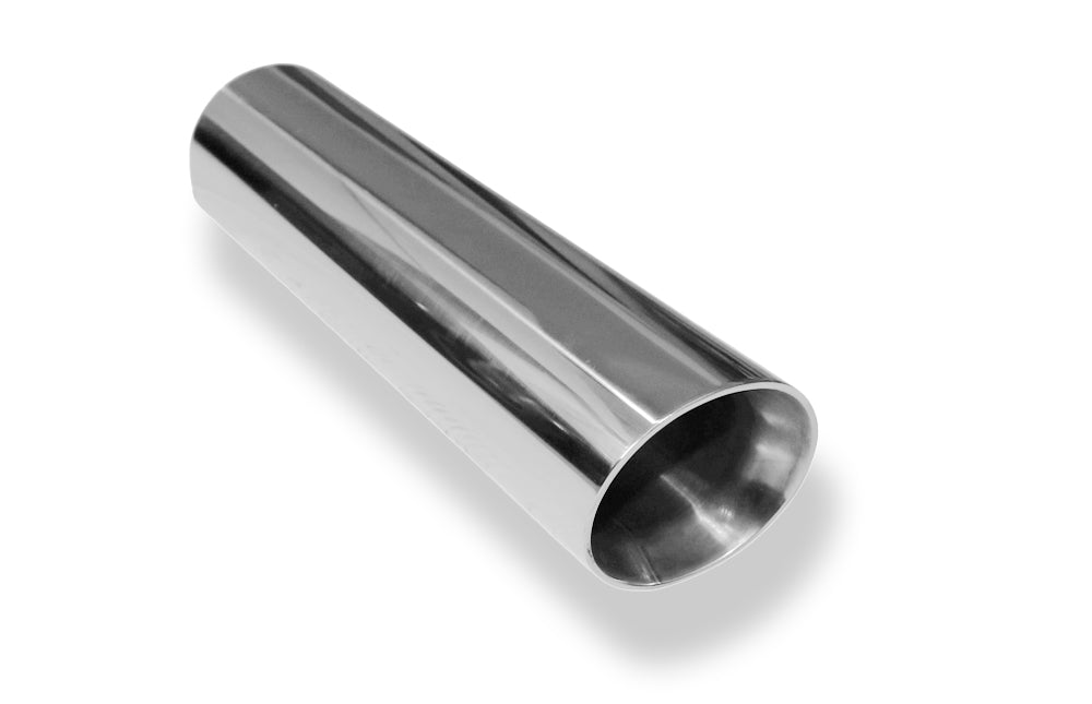 FoxAnschweißendrohr Typ 25 Ø 70 mm / Länge: 300 mm - rund / uneingerollt / abgeschrägt / mit Type-B Einsatz