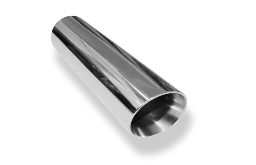 FoxAnschweißendrohr Typ 25 Ø 76 mm / Länge: 300 mm  - rund / uneingerollt / abgeschrägt / mit Type-B Einsatz