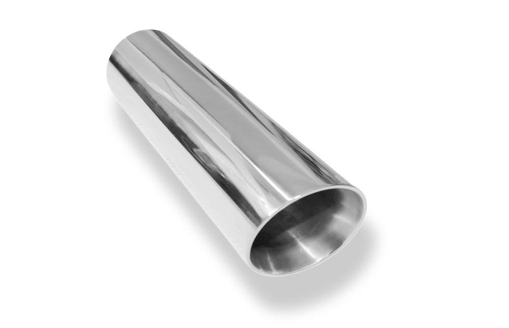 FoxAnschweißendrohr Typ 25 Ø 80 mm / Länge: 300 mm - rund / uneingerollt / abgeschrägt / mit Type-B Einsatz