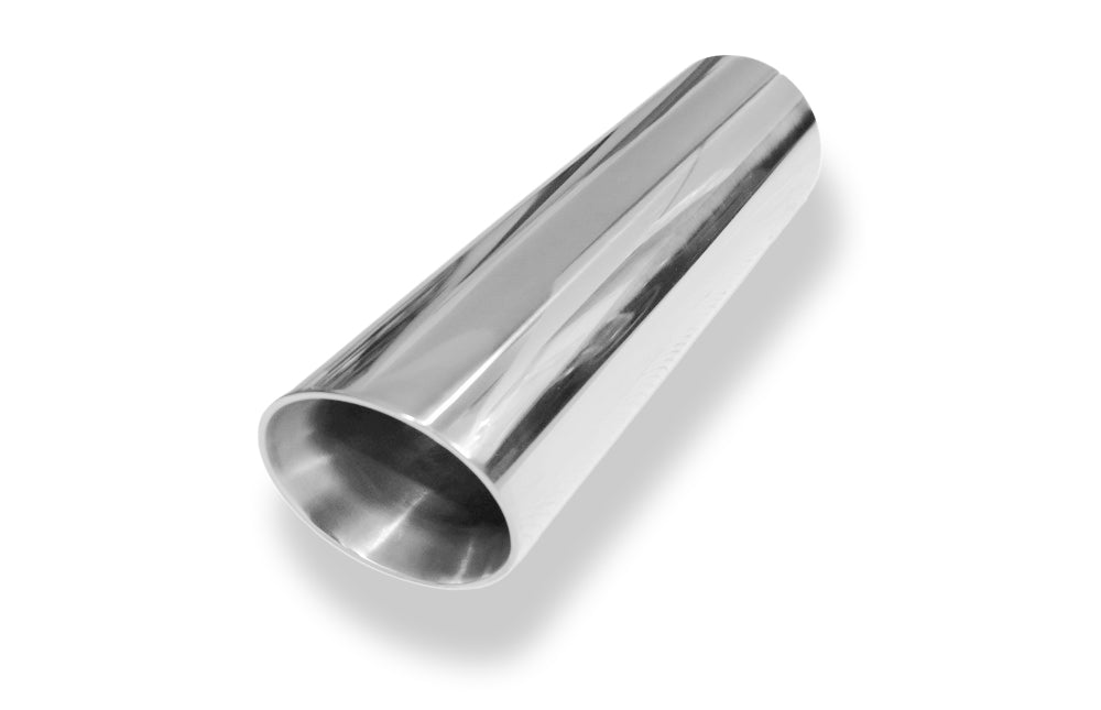 FoxAnschweißendrohr Typ 25 Ø 80 mm / Länge: 300 mm - rund / uneingerollt / abgeschrägt / mit Type-B Einsatz
