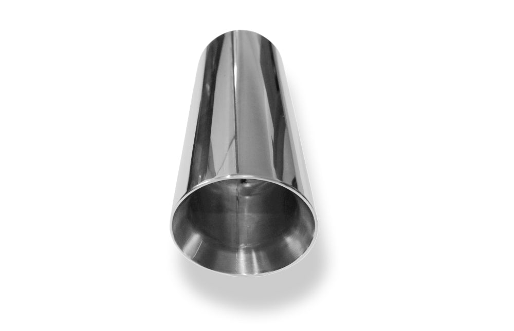 FoxAnschweißendrohr Typ 25 Ø 90 mm / Länge: 300 mm  - rund / uneingerollt / abgeschrägt / mit Type-B Einsatz