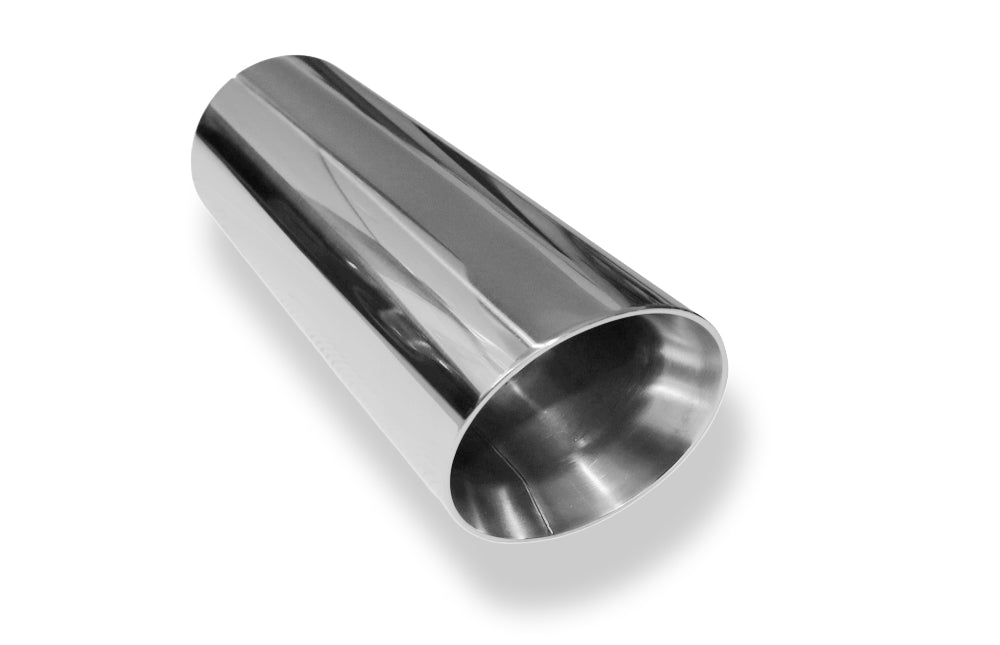 FoxAnschweißendrohr Typ 25 Ø 100 mm / Länge: 300 mm - rund / uneingerollt / abgeschrägt / mit Type-B Einsatz