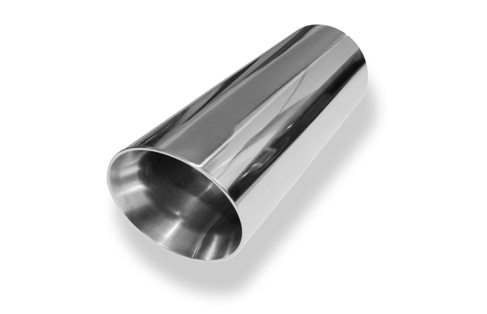FoxAnschweißendrohr Typ 25 Ø 100 mm / Länge: 300 mm - rund / uneingerollt / abgeschrägt / mit Type-B Einsatz