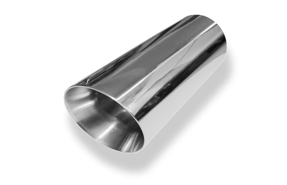 FoxAnschweißendrohr Typ 25 Ø 114 mm / Länge: 300 mm - rund / uneingerollt / abgeschrägt / mit Type-B Einsatz