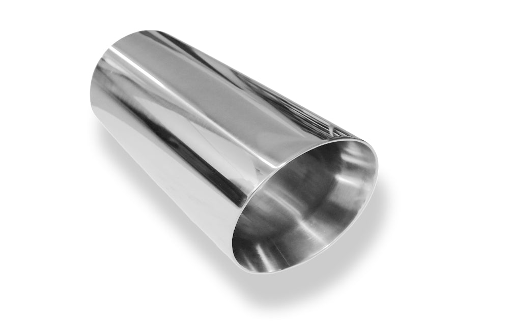 FoxAnschweißendrohr Typ 25 Ø 125 mm / Länge: 300 mm - rund / uneingerollt / abgeschrägt / mit Type-B Einsatz