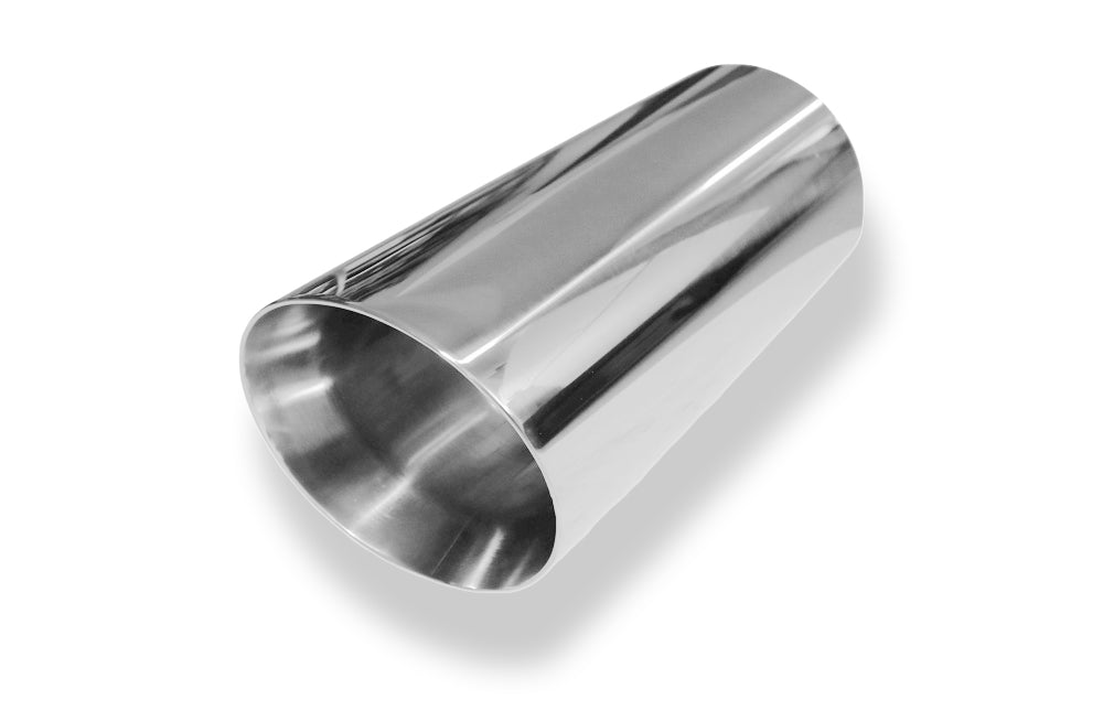 FoxAnschweißendrohr Typ 25 Ø 125 mm / Länge: 300 mm - rund / uneingerollt / abgeschrägt / mit Type-B Einsatz