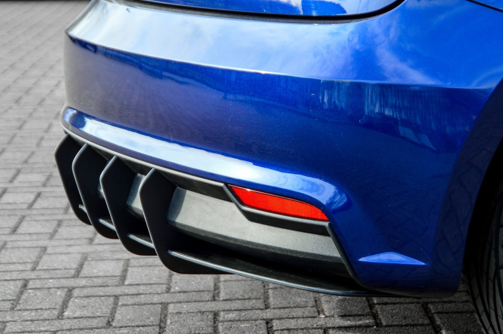 Racing Heckansatz Heckeinsatz Diffusor für Audi A1 8X