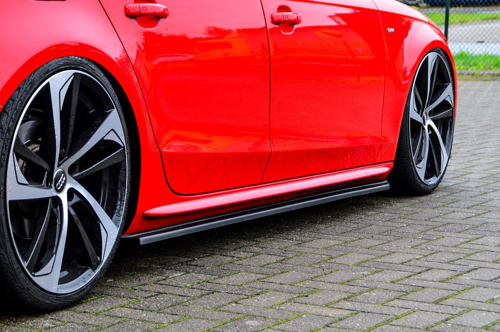 CUP Seitenschweller für Audi A4 B8 S-Line + S4 B8 Facelift Bj. 2011-2015